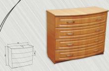 Комод білизняний Альфа Еліпс