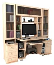 Комп'ютерний стіл з надбудовою великий Green Fashion ФК - 205