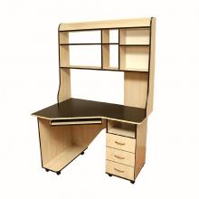 Комп'ютерний стіл з надбудовою і ящиками Ніка - 16