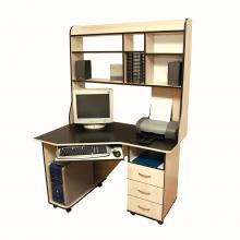 Комп'ютерний стіл з надбудовою і ящиками Ніка - 16