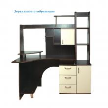 Угловой компьютерный стол с надставкой Ника - 6