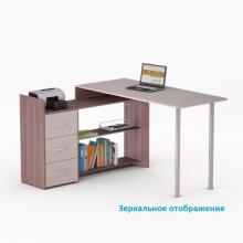 Кутовий комп'ютерний стіл Ніка LED - 21