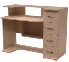 Компьютерный стол с ящиками Ника НСК - 33