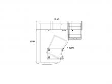 Стіл комп'ютерний з надбудовою кутовий Тиса Класик - 5