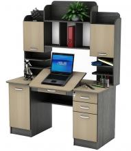 Комп'ютерний стіл з надбудовою і ящиками Тиса Універсал СУ - 13