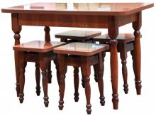 Кухонний комплект Мебель-сервіс з розкладним столом і табуретами