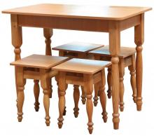 Кухонний комплект Мебель-сервіс з табуретками