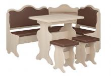 Кухонний куточок Пехотин Корнет (дуб молочний i коричневий)