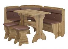 Кухонний куточок Пехотин Кардинал (дуб тахо i коричневий)