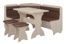 Кухонний куточок Пехотин Кардинал (дуб молочний i коричневий)