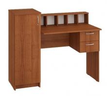 Прямий письмовий стіл Пехотин Пі - Пі (горіх лісовий)