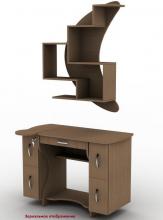 Стіл письмовий з полками і ящиком Тиса Універсал СУ-4 / ПУ-18