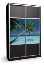 Шкаф купе Дом Фаворит Ф154 с шириной 150 см (фасады фотопечать и ДСП)