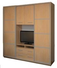 Ниша под телевизор в шкафу купе Дом Камелот К23 (дополнительно комплектуется угловым окончанием)