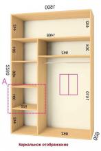 Шкаф купе с размером 150 см Феникс Ультра 1500/60