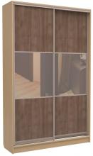 Маленька вбудована шафа купе Ніка Лего 1000 - 1100 (комбінація в покрасці)