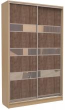 Маленька вбудована шафа купе Ніка Лего 1000 - 1100 (упаковка з гафрокартону)