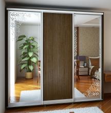 Шафа купе для дитячої кімнати хлопчика Ніка Solo 4 (13 кольорів ДСП)