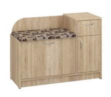 Тумба для обуви Пехотин Б - 3 (дуб сонома и торонто шоколад)