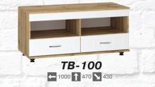 Тумба під ТВ Пехотин Камелот 100 (дуб тахо і білий)