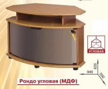 Кутова тумба під телевізор Пєхотін Рондо кутова МДФ