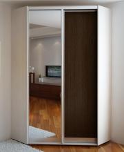 Угловой шкаф купе в прихожую Ника Эконом 32 (украсить любую прихожую)