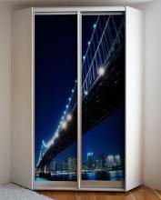 Шафа купе кутова Ніка Економ 33 (габаритна ширина 130 см)