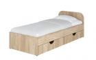 Ліжко Пехотин Соня - 1 з ящиками (дуб сонома)