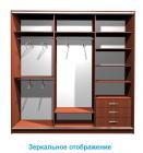 Шкаф - купе Ника Стандарт 3 (покупайте в интернет магазине Культ Мебели)