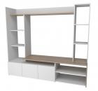 Стінка з нішею під ТВ FN - 65 (дзеркальний варіант вітальні)